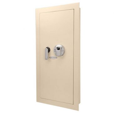 The BARSKA AX12408 LARGE BIOMETRIC IN-WALL GUN SAFE