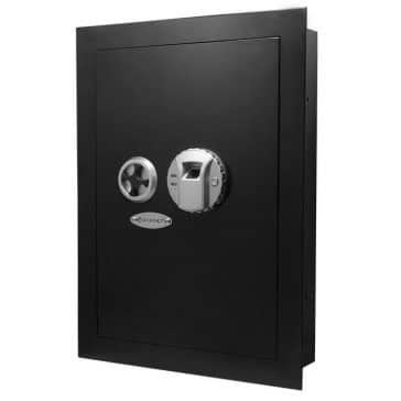 Barska Biometric In-Wall Gun Safe front