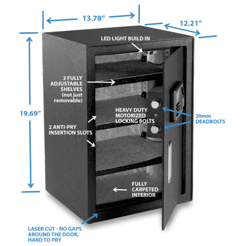 Viking Security Safe VS-50BLX Large Biometric Safe